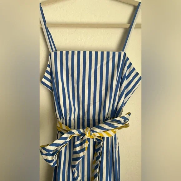 BCBGMaxAzria Blue and White Striped Dress - Picture 4 of 6